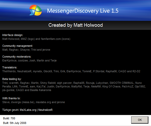 messenger discovery live