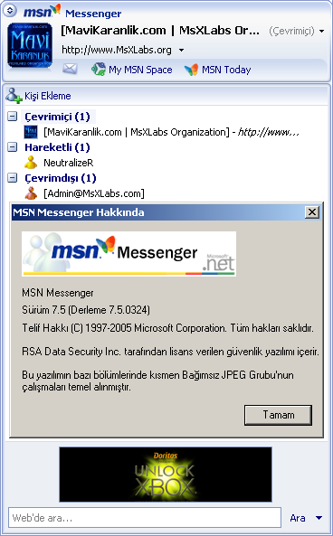MSN Messenger 75