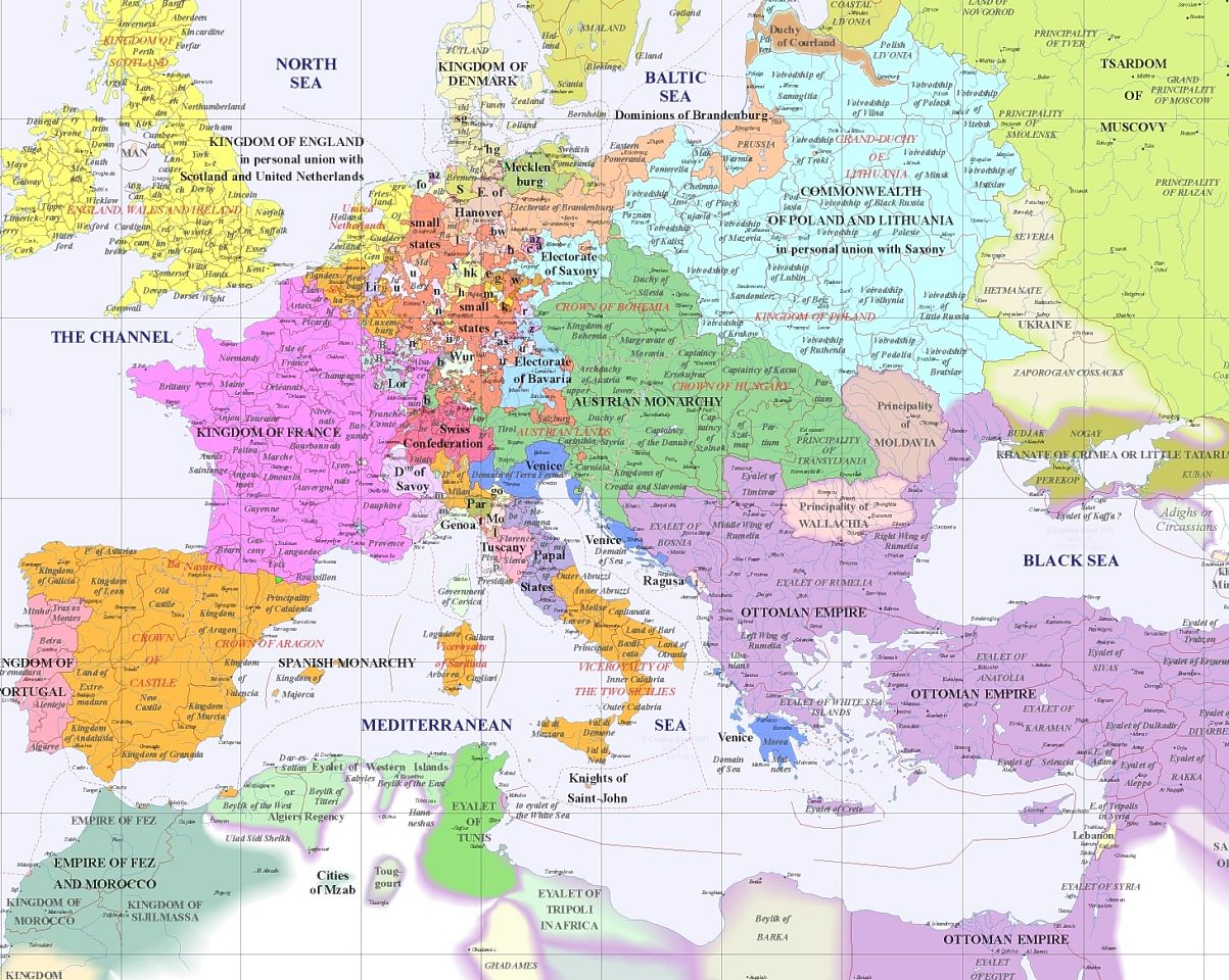 Europa 1700 en