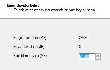 d8 - Windows 7'de Programsız Harddisk Bölmek (Resimli Anlatım) d8